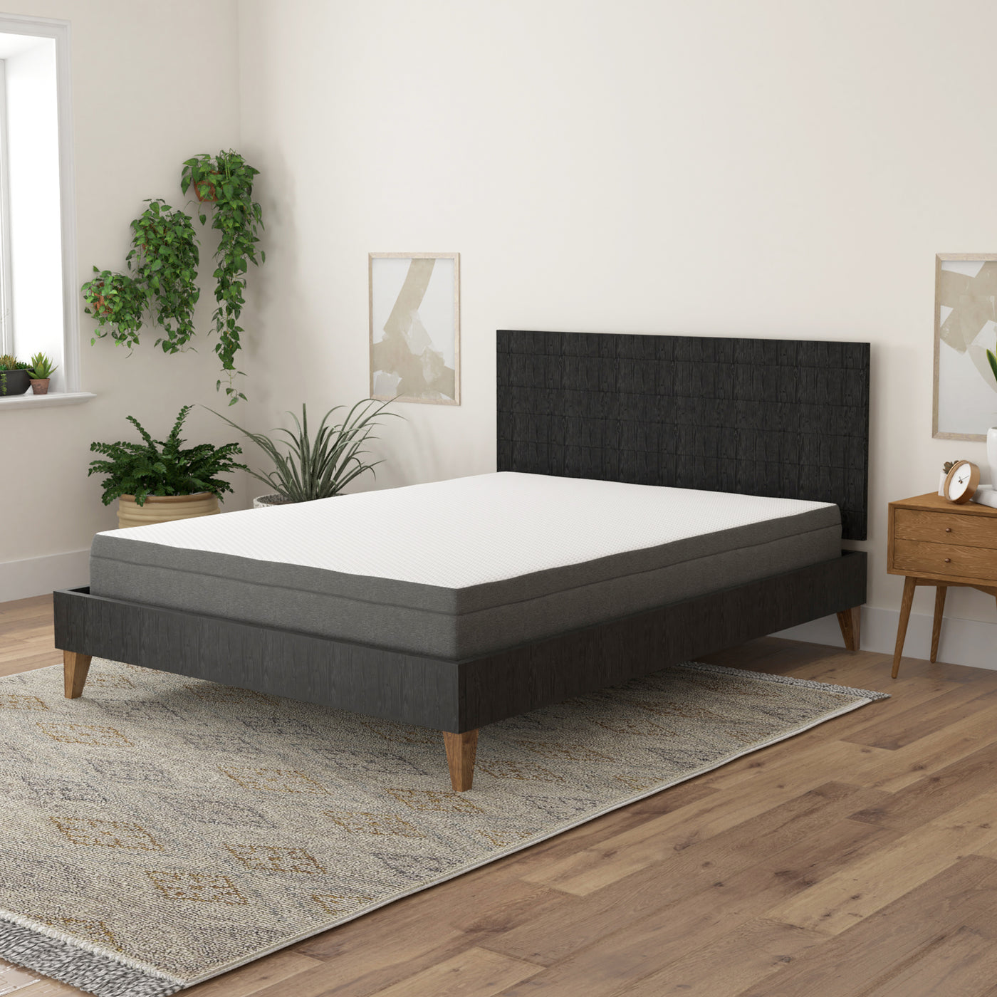 King Memory Foam Mattress 8' Firm with Edge Support Air Grid