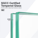 44"-48"W*76" H Frameless Single Sliding Shower Door