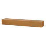 60" Fireplace Mantel Floating Shelf Fir Wood Light Brown