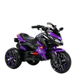 Kids Motorcycle Ride-On Motorcycle 3-Wheels Battery Powered Motorbike  Rechargea