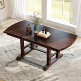 Engineered Wood Dining Table Cherry 64"