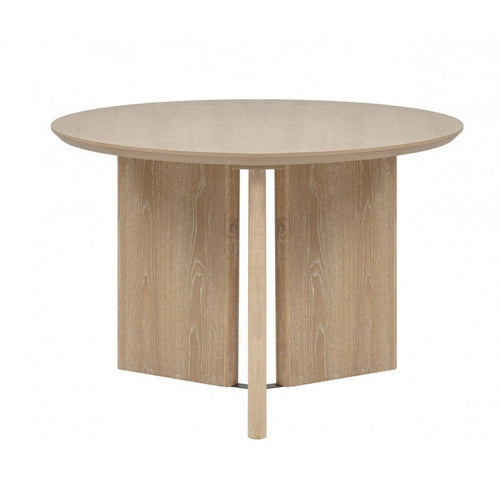 Natural Light Oak Round Dining Table