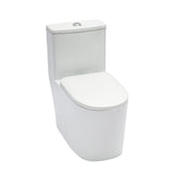 Ceramic One Piece Toilet for Bathroom, 12-inch Rough-In, 1.1/1.6 GPF