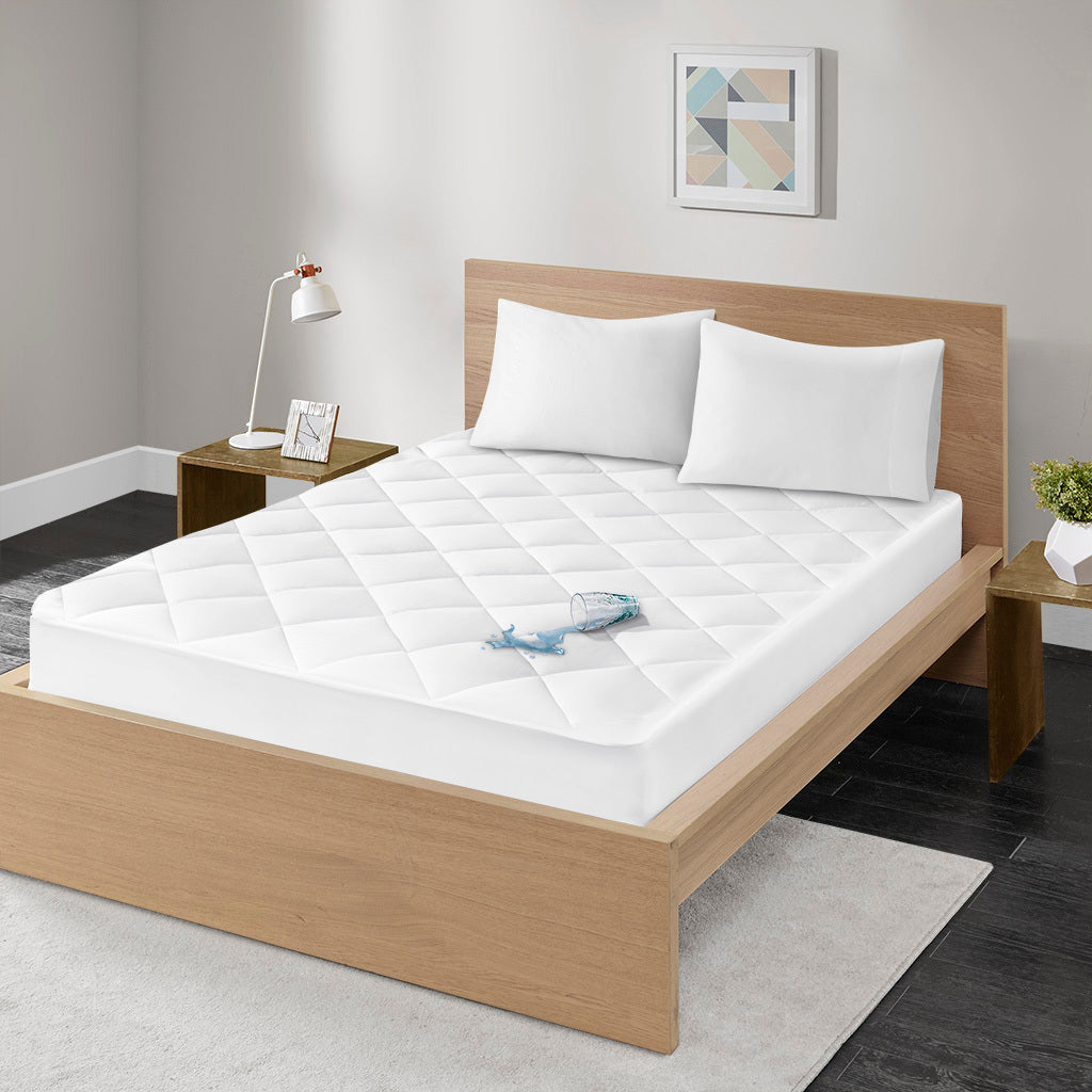 Mattress Pad - Waterproof - Cotton Sateen - 300 Thread Count