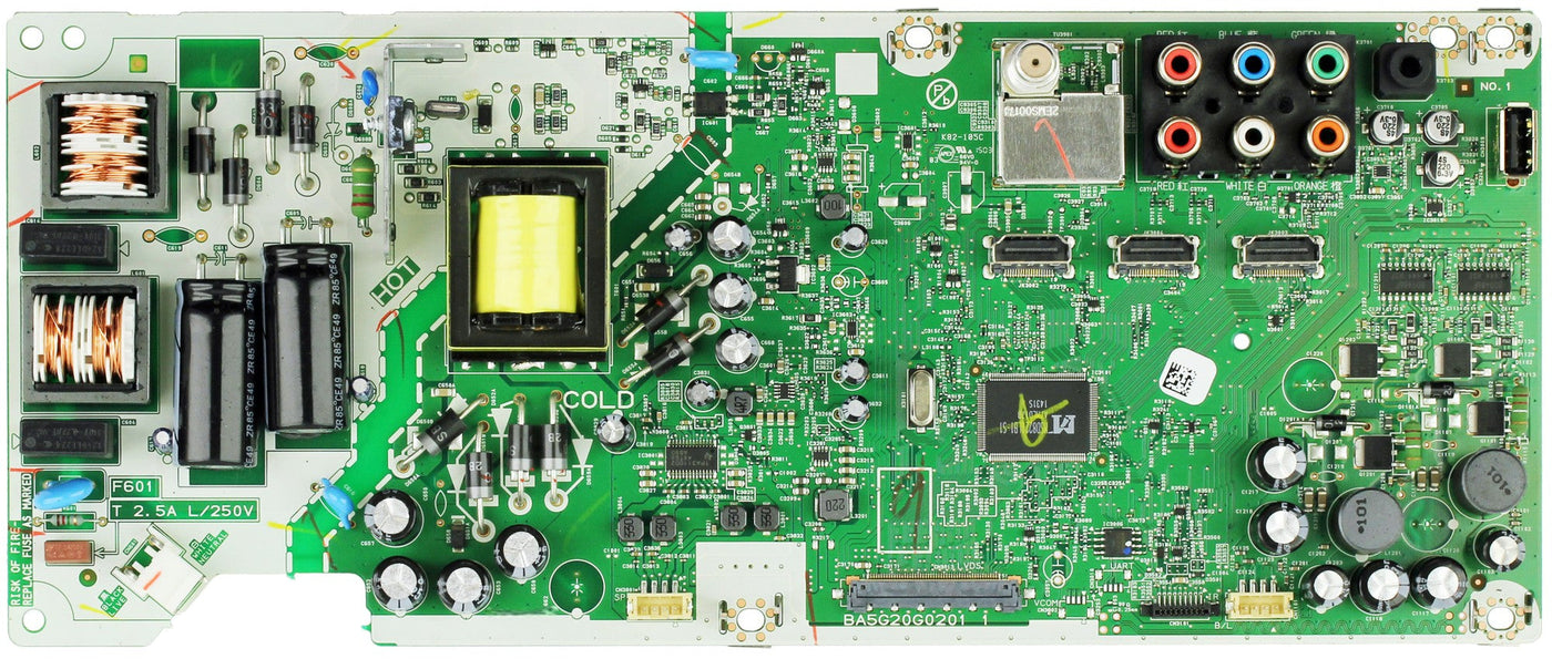 Magnavox A5G21MMA-001 Main Power Supply Board 40ME325V F7 w serial beginning ME1