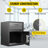 Digital Depository Safe 1.7 Cubic Feet Made of Carbon Steel Electronic Code
