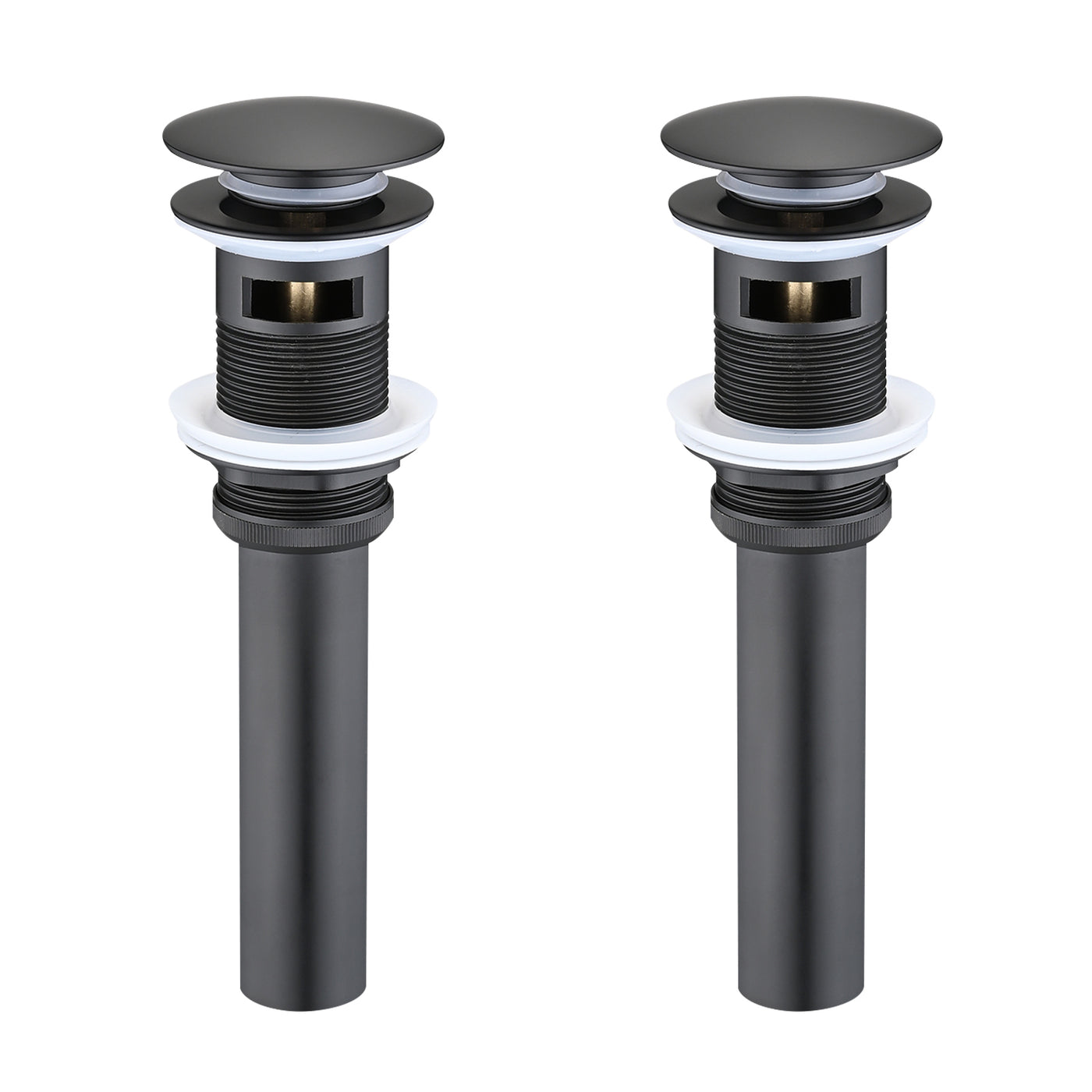 Stainless Steel Pop Up Drain Stopper with Overflow for Vessel Sink