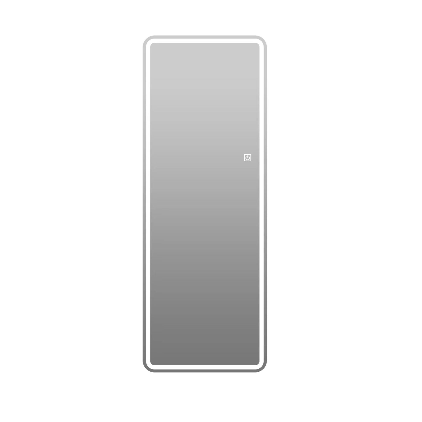 65x24 Full Length Floor Mirror LED Body Mirror with Dimming & 3 Color Modes, Clear Glass Wall Mounted Vanity Mirror