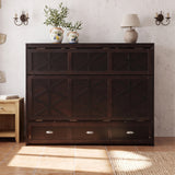 Full Engineered Wood Murphy Bed Espresso