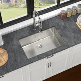 28 Inch Undermount Sink - 28" x 18" x 9" Undermount Stainless Steel Kitchen