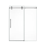 56"-60"W*72" H Frameless Single Sliding Shower Door