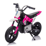 24V Kids Ride On Electric Toy Motocross Motorcycle,200W High Speed Hub Motor,Rea
