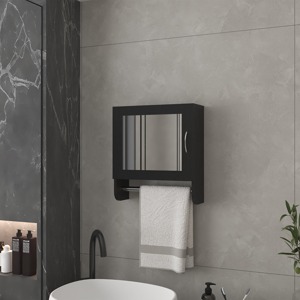 Black Medicine Cabinet Ulysses Bathroom Storage
