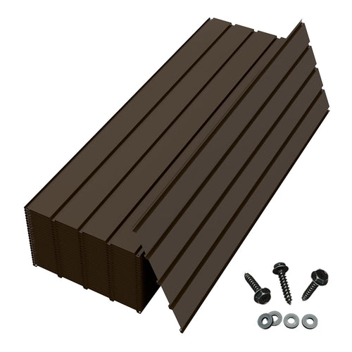 Metal Corrugated Roofing Panels Galvanized Steel 20 Pack