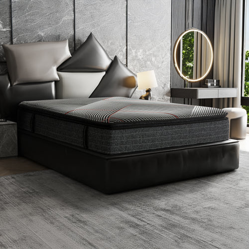California King 13" Gel Memory Foam Hybrid Mattress Pocket Coils