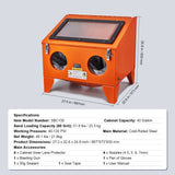 40 Gallon Sandblasting Cabinet