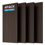 Wood Panels for Wall Slat Wall Panels, 4PC Wood Slat Acoustic Panels