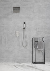 Waterfall Rainfall Shower Head with Handheld Wall Mount Set