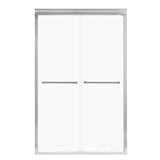 Modern Semi-Frameless Bypass Sliding Shower Door 48"W x 76"H