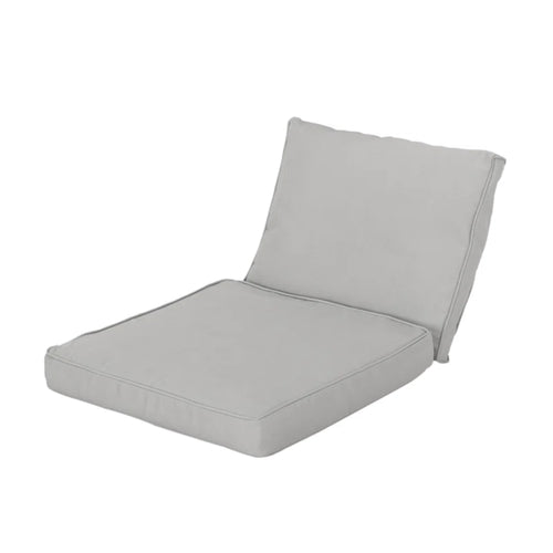 Honolulu Club Chair Cushion Set, Silver, Back and Seat