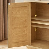 64-inch wave shaped TV stand, rounded corner sideboard, storage cabinet