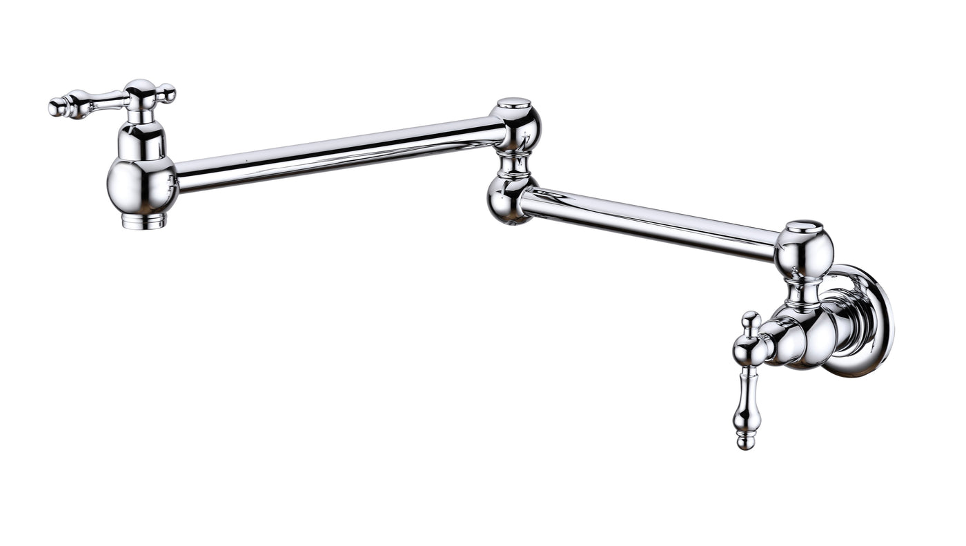 Wall Mount Folding Kitchen Pot Filler Faucet