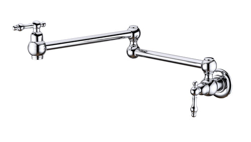 Wall Mount Folding Kitchen Pot Filler Faucet