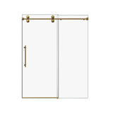 56"-60"W*72" H Frameless Single Sliding Shower Door