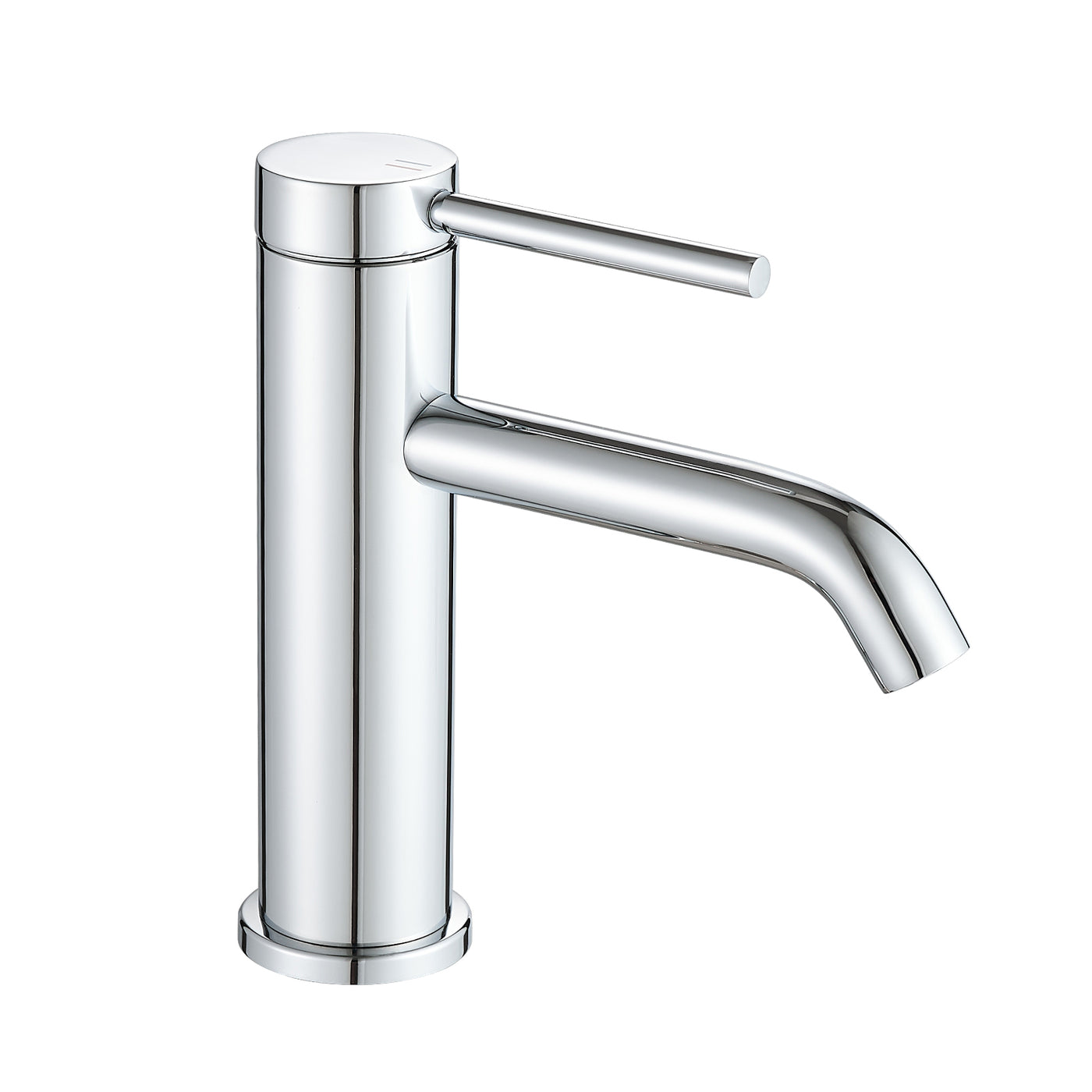 Chrome Stainless Steel Waterfall Bathroom Sink Faucet Single Handle