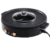 2-in-1 Electric Smokeless Grill Hot Pot 1800W 2-8 People