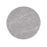 Round Coffee Table - Modern - Faux Marble Top - 36" with Shelf
