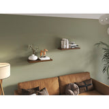 Floating Wall Shelves Set of 2 - Matte Finish - 31.5"W