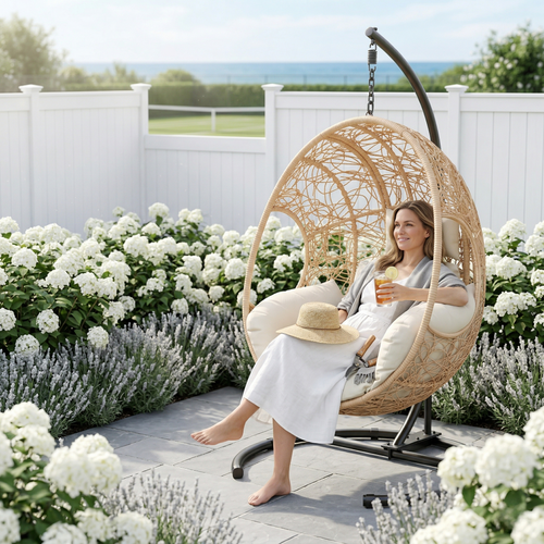 Wicker Outdoor Chair Natural