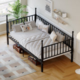 Twin Metal Bed Frame Black