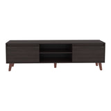 TV Stand with Open Shelves and Storage for Media Console