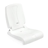Foldable Portable Outdoor Chair with Back Support White