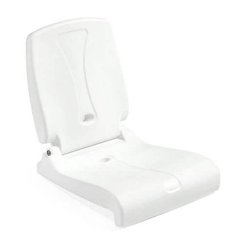 Foldable Portable Outdoor Chair with Back Support White