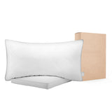 Set of 2 Bed Pillow White