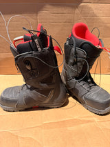 Burton Moto Men's Snowboard Boots - Black Red - US Size 8