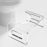7" Acrylic Non-Slip Potty Stool for Kids & Adults