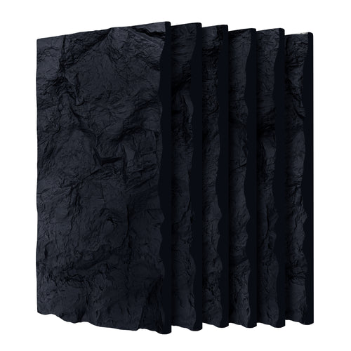 3D Faux Stone Wall Panels, 6 PCS PU Wainscoting Panel for Interior Wall Decor