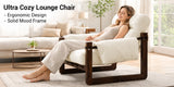 Chenille Accent Chair Beige