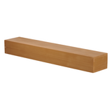 60" Fireplace Mantel Floating Shelf Fir Wood Light Brown