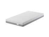 Twin Memory Foam Mattress 8 Inch Adaptive Support White Gray