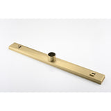 28" Linear Shower Drain 304 Stainless Steel with Hair Strainer