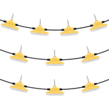 100ft Construction String Lights 150W 15000LM IP65