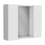 Medicine Cabinet - Double Door with Mirror - White - 20.1"W x 22.8"H