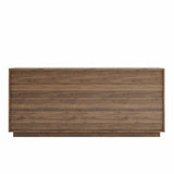 Buffet Cabinet with Storage, 4 Doors Modern Accent Storage Sideboard