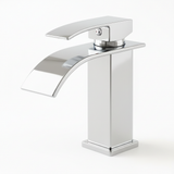 Single Handle Chrome Stainless Steel Bathroom Faucet