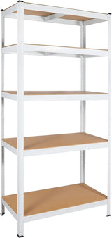 5 Tier Metal Shelving Unit 29"W x 12"D x 59"H Garage Storage